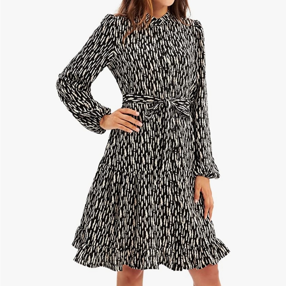 Grace Karin size XL black and beige dress